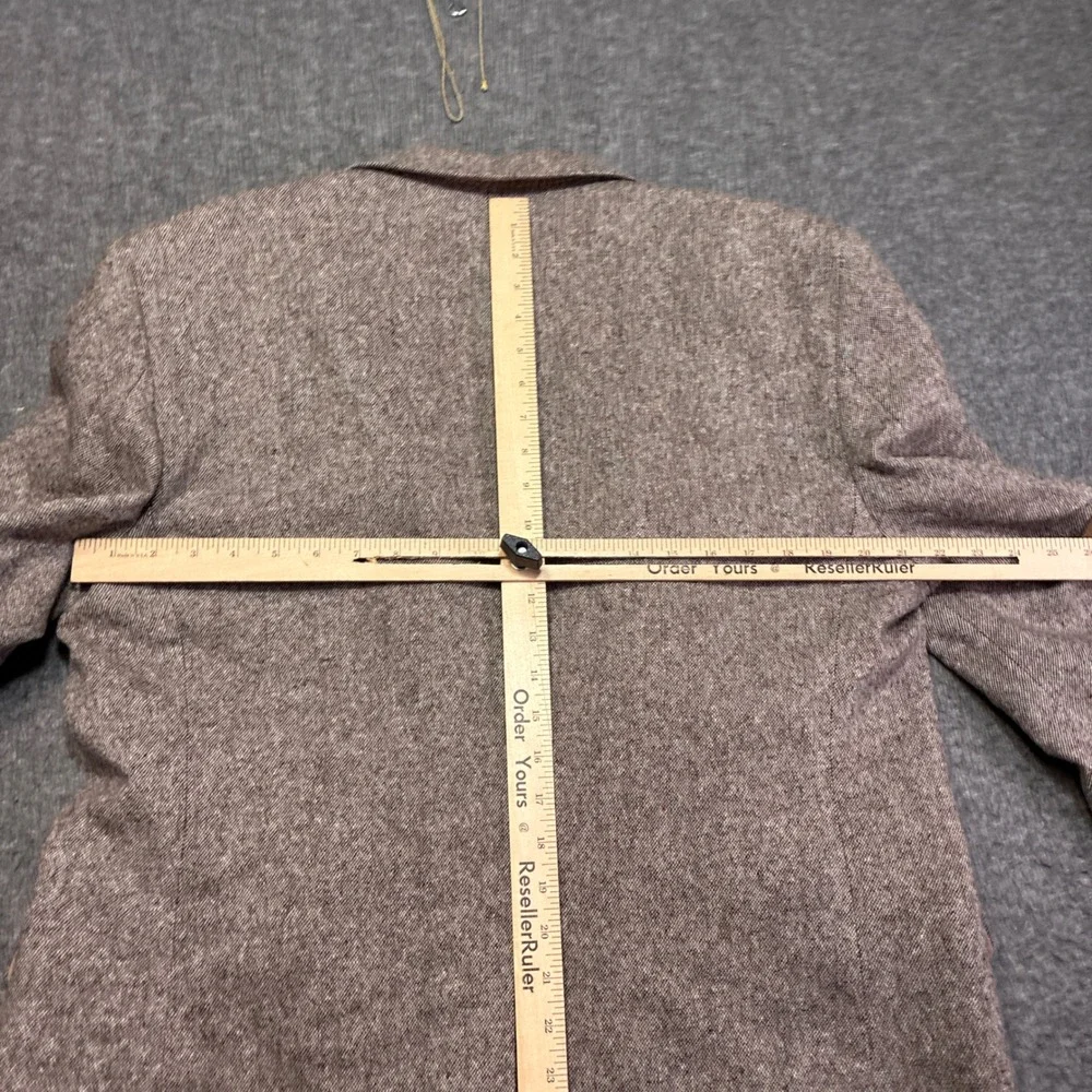Vintage Haggar Imperial‎ Sport Coat Mens 42 Brown Wool Tweed Elbow Patches